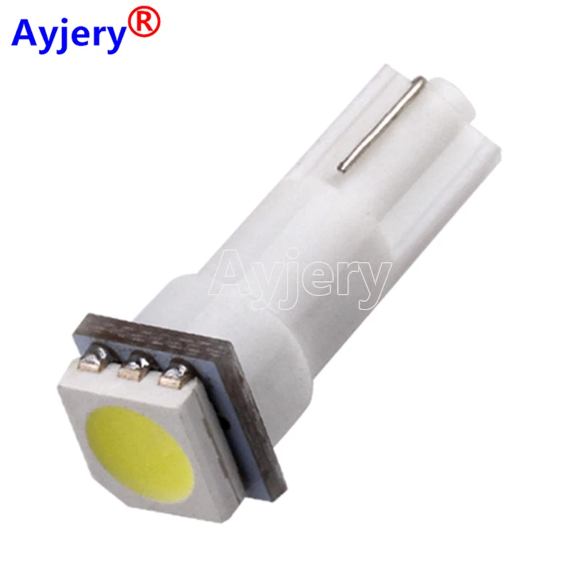 

AYJERY 200/300/500 шт., T5 74 1 SMD 5050, фонарь для автомобиля, внутренний источник света, лампы для приборной панели, DC 12 В, белый, синий, красный