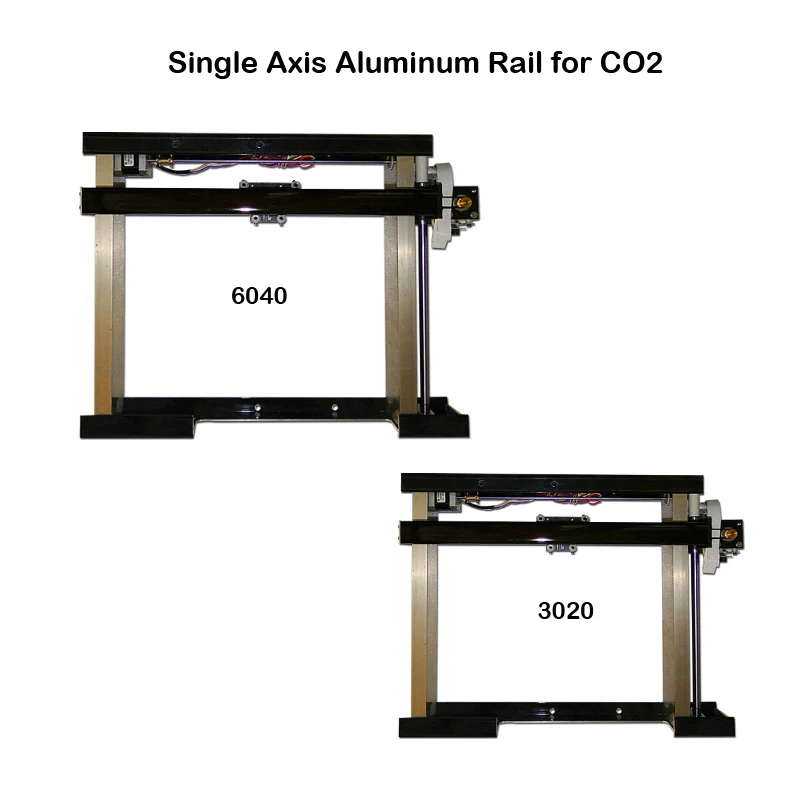

X Y Stage Table Bed Flex Cable Signal Type Single Axis Aluminum Rail DIY CO2 Laser Stamp Engraving Machine 3020 6040