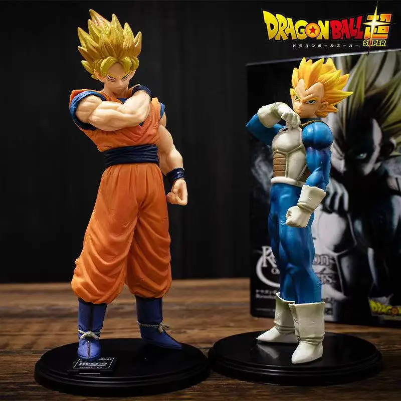 Bandai Dragon Ball Z 17 см аниме Goku фигурка Вегета Saiyan экшн-фигурка из ПВХ пейзаж