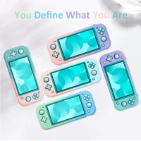 pink soft silicone case for nintendos switch lite ergonomic non slip protective skin cover for ns switch lite mini console
