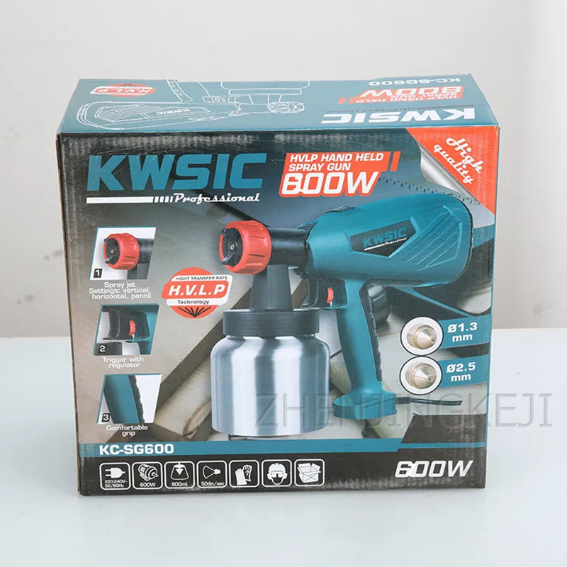 

Removable High-pressure Electric Spray Gun Cake Chocolate Spray Gun Control flow latex Paint Spray Gun Aluminum Pot
