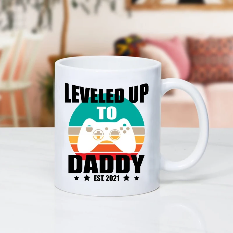 

Fathers Day Gifts Coffee Mug Ceramic Funny Personalised Office Magic Mug Ceramic Magic Ceramic Milk Cup Best Gift for Dad Gift