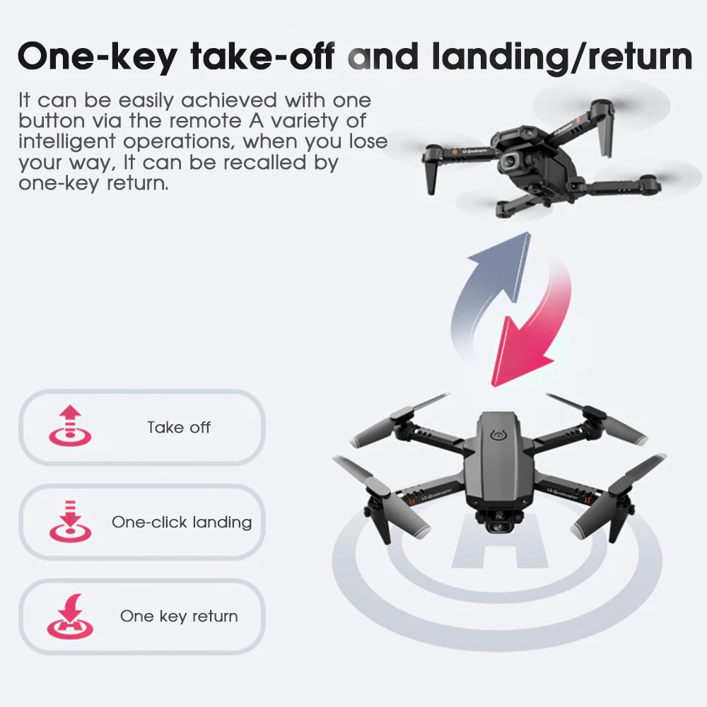 

Mini 4K HD Dual Camera Drone WiFi Fpv Air Pressure Altitude Hold Foldable Quadcopter RC Drone Kid Toy GIft