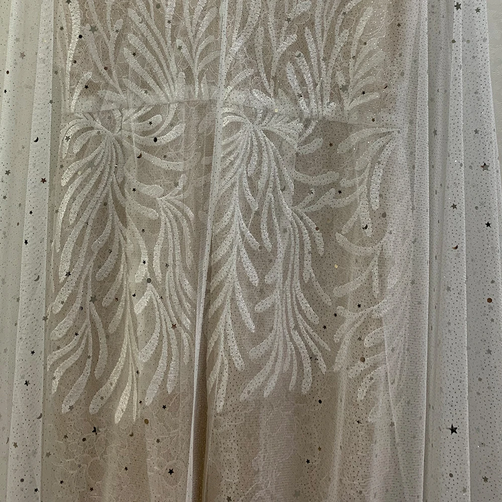 

new arrival Chic Embroidery Sequin luxury dress Design Sexy V Neck With Cloak Celebrity Party Club Long Dress white stage singer