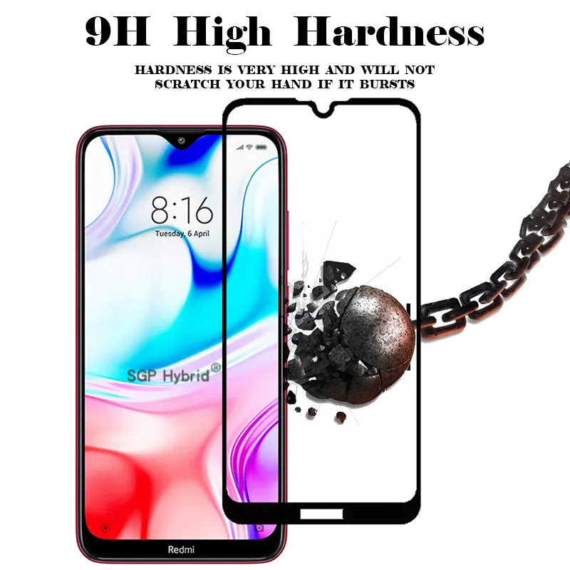 Защитное стекло закаленное 9D для Xiaomi Redmi 8A 8 8a redmi8 a A | Мобильные телефоны и