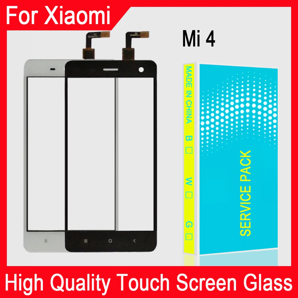 5 0 &quotдля Xiaomi 4 Mi M4 Mi4 сенсорный экран стекло дигитайзер панель передняя стеклянная