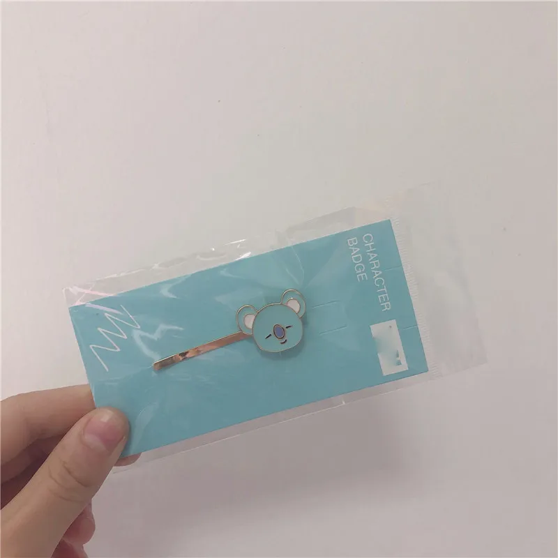 

New Korean Kpop Bangtan Boys Girls Cute Cartoon Hairpins Children Lovely Hair Clips Barrettes Headband Kids Hair Accessories 6CM