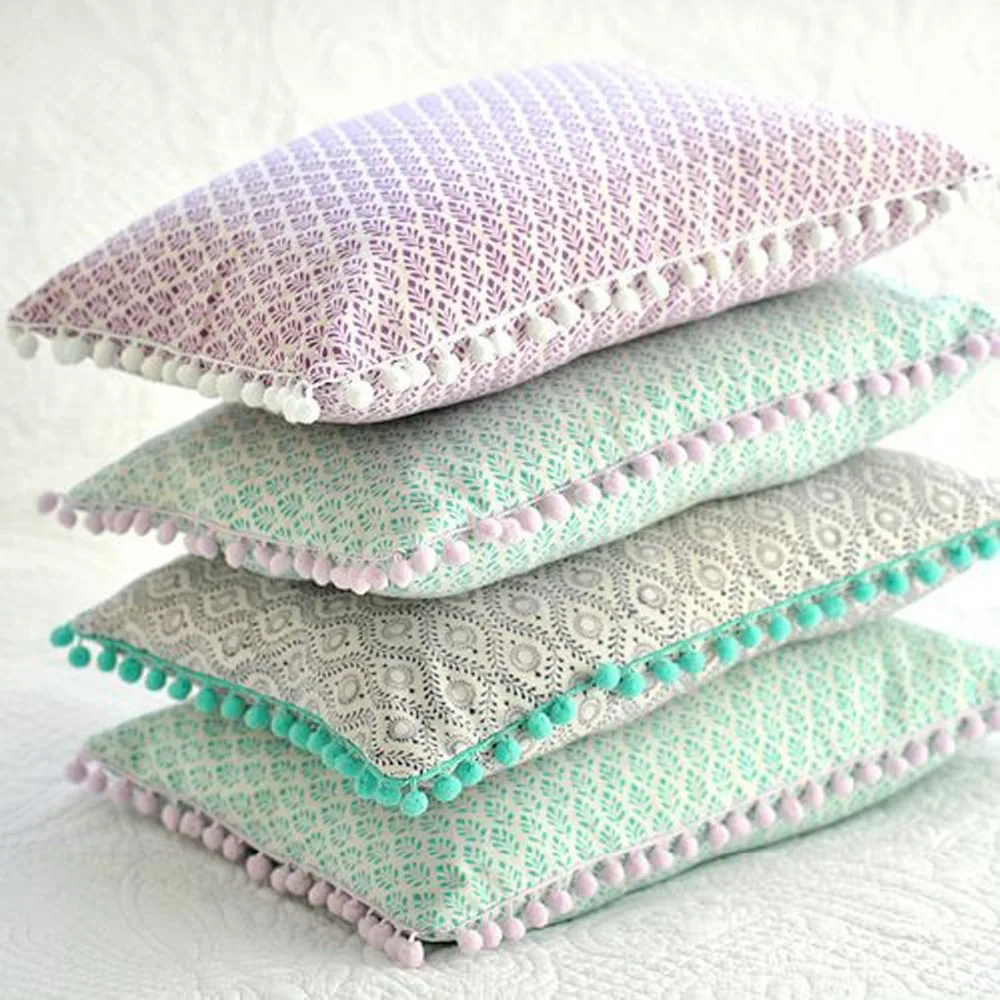 2 м Мини жемчуг помпоном лента с бахромой кружево помпонами отделка мяч ленты