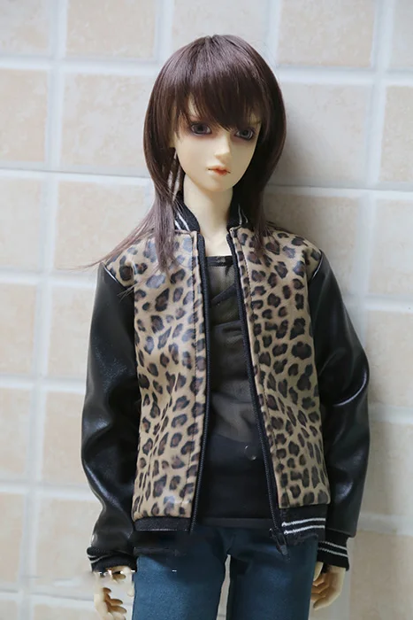 1/6 1/4 1/3 BJD clothes Patchwork coat leopard jacket for BJD/SD YOSD MSD SD13 SSDF ID72 HID Strong uncle doll accessories C0042