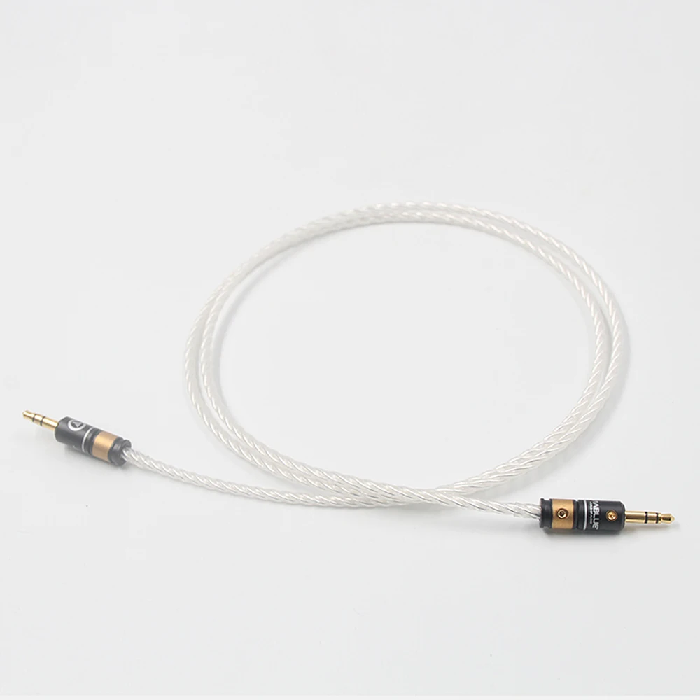 

Odin 7N Silver Plated 3.5mm Male To 3.5mm Male Audio Stereo Cable 3.5mm Jack Audio Cable For Car Headphone Adapter Jack 3.5 mm