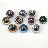 50pcslot new items 16mm20mm25mm trapezoid plastic glitter safety toy eyes white washer for diy doll