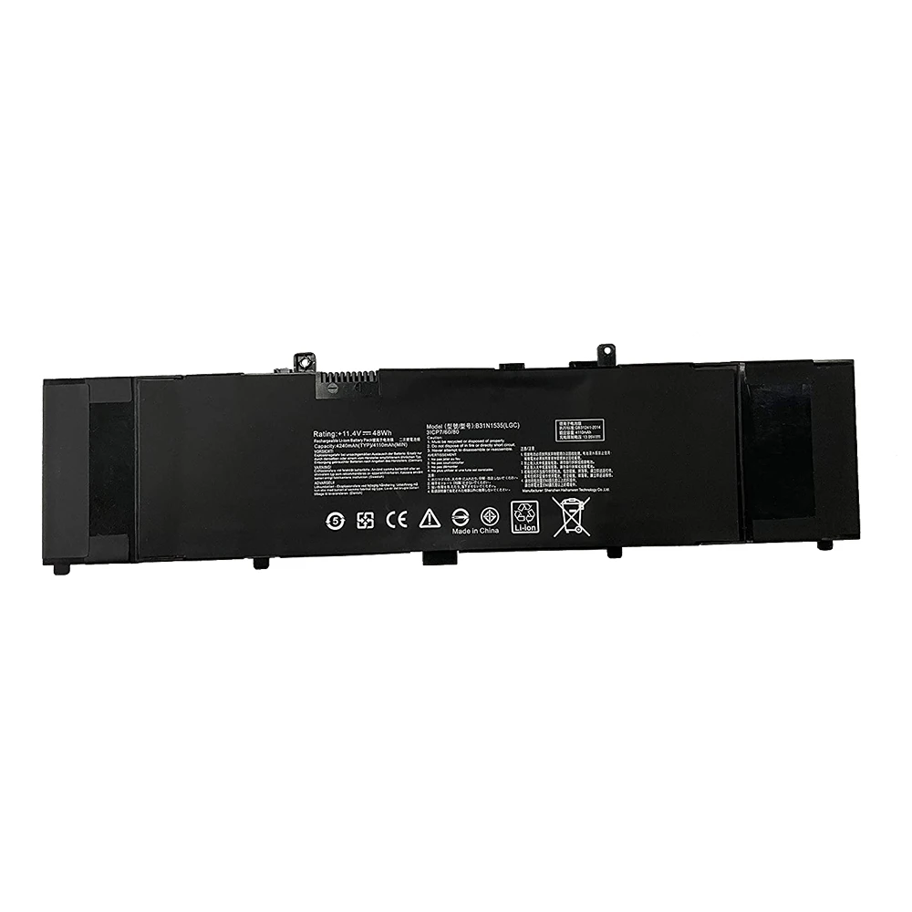 48Wh 11 4 v B31N1535 Аккумулятор для ноутбука ASUS ZenBook UX310 UX310UA UX310UQ UX410 UX410UA UX410UQ U4000U U400UQ RX310U -