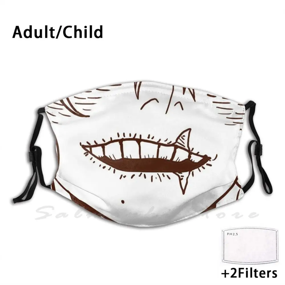 

Bnha! Многоразовая фильтрующая маска для лица Shigaraki Flirt Pm2.5 с забавным принтом Bnha Mha Twice Touga Himiko Shigaraki Tomura