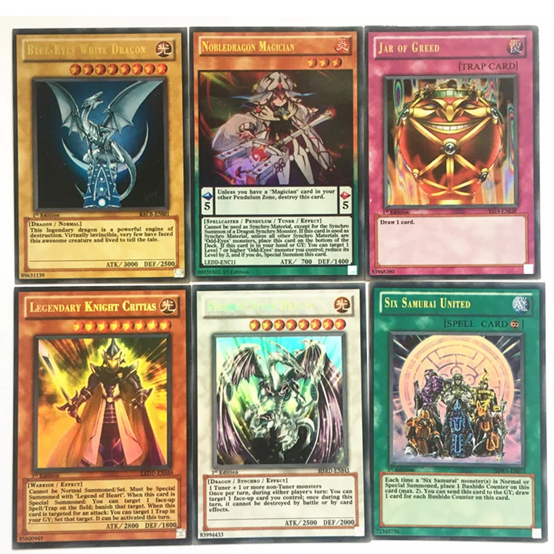 Cartas de Anime de Yu Gi Oh, 112 Uds., cartas hologr&aacute;ficas en ingl&eacute;s, juego de batalla de soldado gigante, yu-gi-oh Ni&ntilde;os juguete para regalo-4