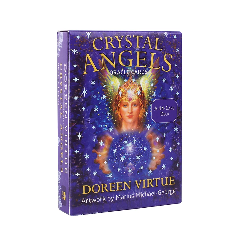 

Crystal Angel Oracle Cards Durable Board Games Beautiful Painting Tarot Family Party Entertainment In High Quality