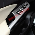 Аксессуары для Honda CRV CR-V 2012 2013 2014 ABS Матовая Внутренняя панель переключателя окон и дверей
