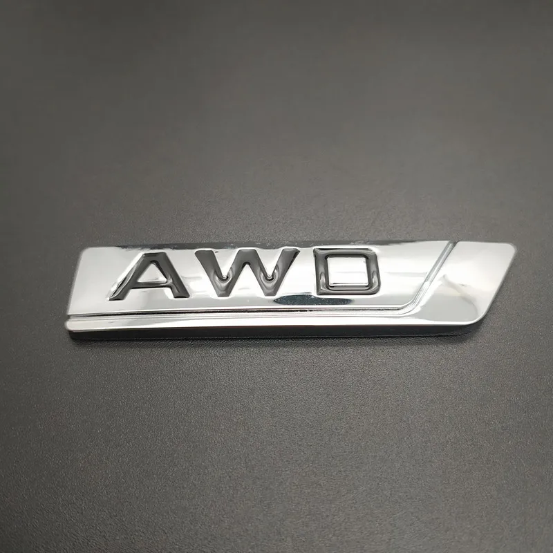 3D автомобильный Стайлинг хромированная металлическая наклейка шило хвост