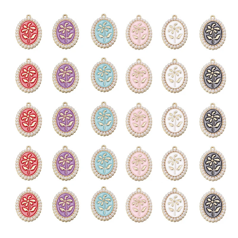 6 шт. эмалированные подвески для ювелирных изделий | Украшения и аксессуары