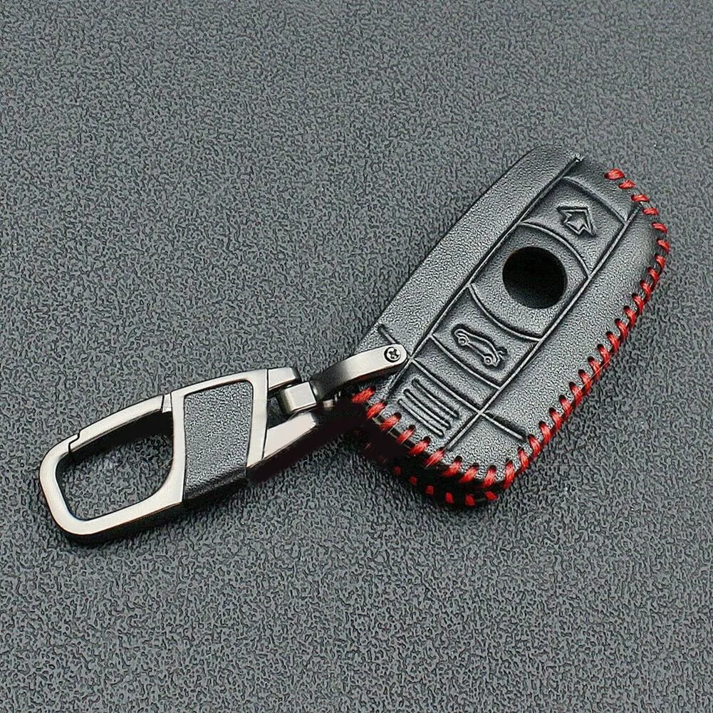 

Car Key Fob Case Remote Cover Holder Shell 2 Button Accessories Alloy Bag