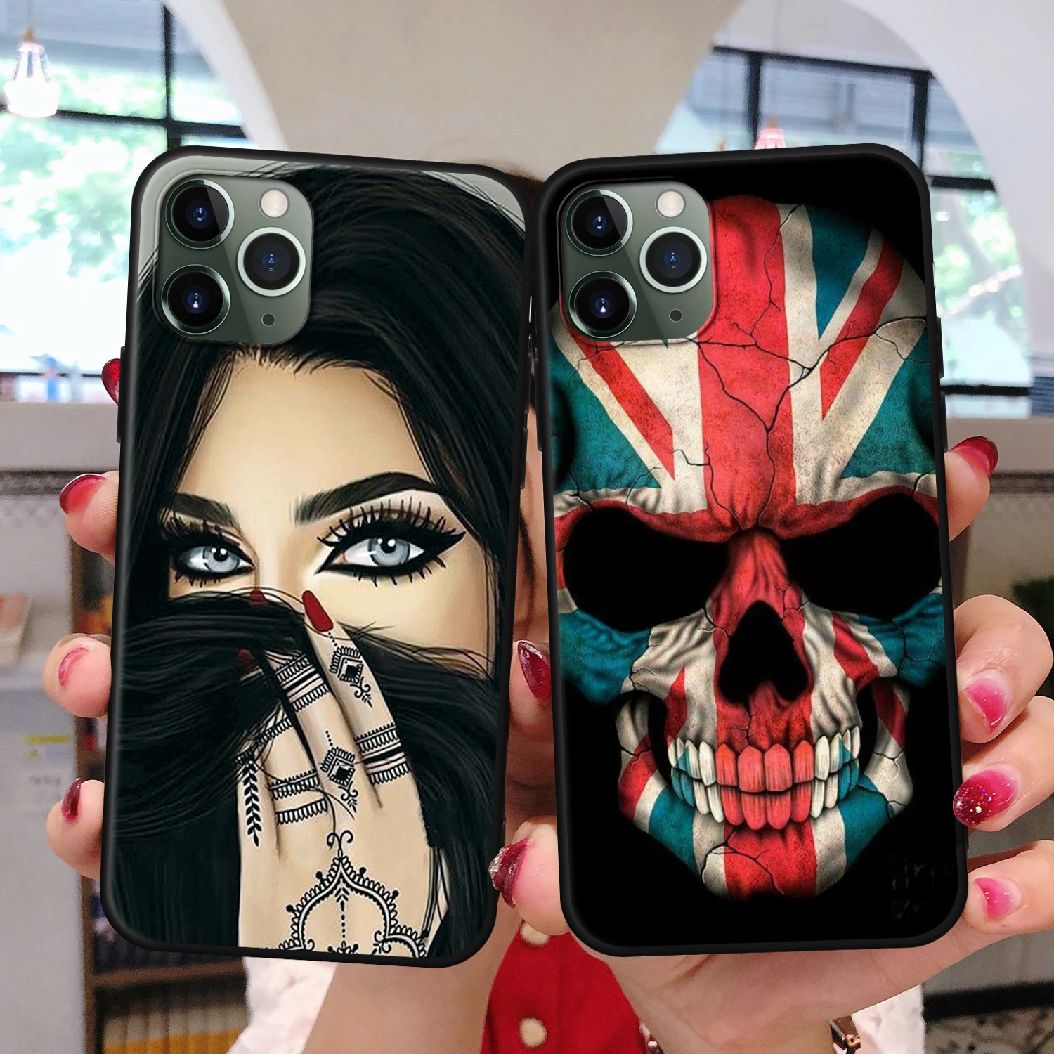 

Soft TPU Silicone Cases for iPhone 11 Pro Max Phone Case For iPhone 6s 6 7 8 Plus X XS XR Coque Frosted Fundas Back Cover Etui