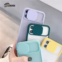 luxury slide lens window soft phone cover cases for iphone 11 12 mini pro max 7 8 plus xs max xr x se 2020 phone back cover capa