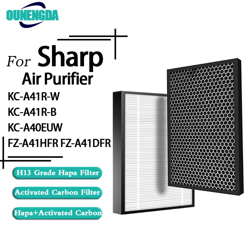 FZ A41HFR HEPA фильтр для сбора пыли и A41DFR с активированным углем Sharp KC A41R W B A40EUW