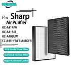 FZ-A41HFR HEPA фильтр для сбора пыли и FZ-A41DFR фильтр с активированным углем для Sharp KC-A41R-W KC-A41R-B KC-A40EUW Воздухоочистители