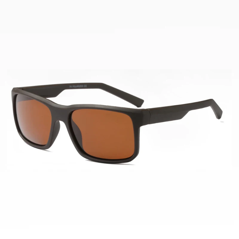 Очки солнцезащитные Мужские квадратные поляризационные антибликовые в стиле
