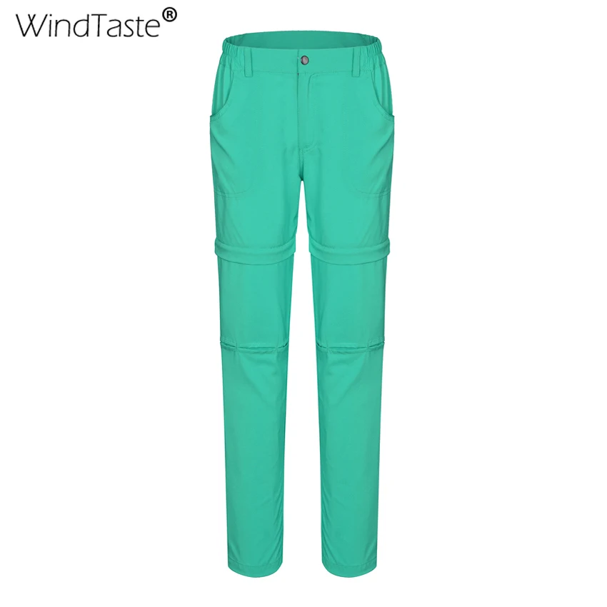 WindTaste женские летние быстросохнущие съемные Походные штаны дышащие брюки для