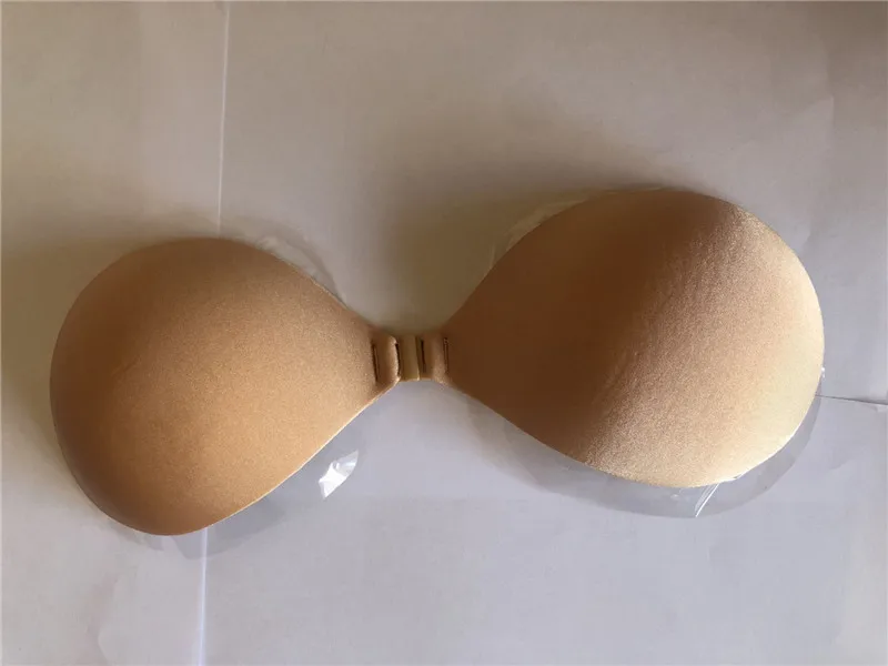 FACTORY OEM STRAPLESS BACKLESS PUSH UP SILICONE BRA Self Adhesive Invisible Lace Stick On