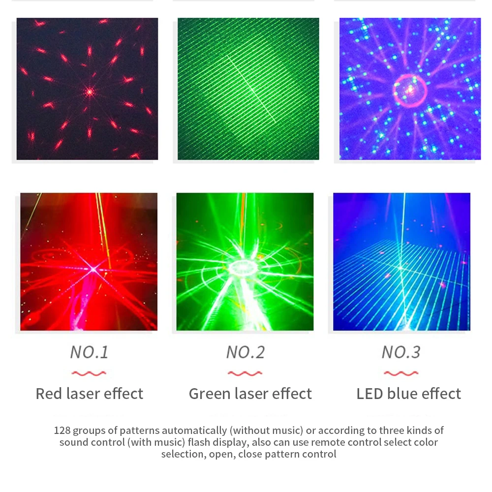 Светодиодный диско-светильник для вечерние лазерный прожектор сценического