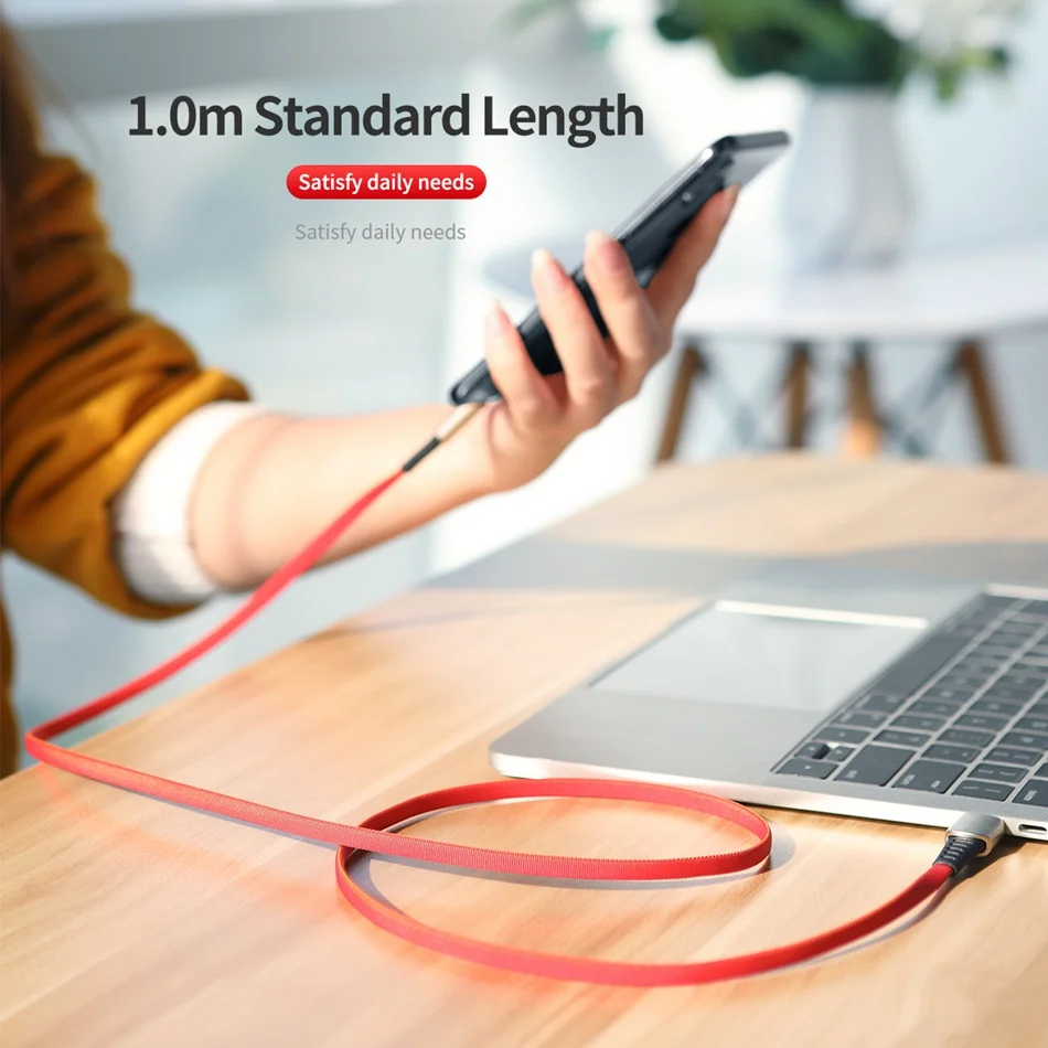 ROCK usb type C кабель 2.1A Быстрая зарядка и синхронизация данных шнур из цинкового сплава type-C телефонный кабель для samsung S10 Oneplus 7 Pro USB C провод