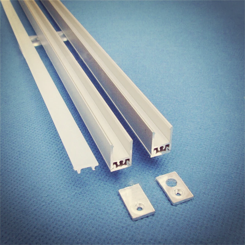 10-30pcs 40inch 1m slide track profile,kitchen cabinet wardrobe bar light, 6mm strip slim furniture slides runner light housing