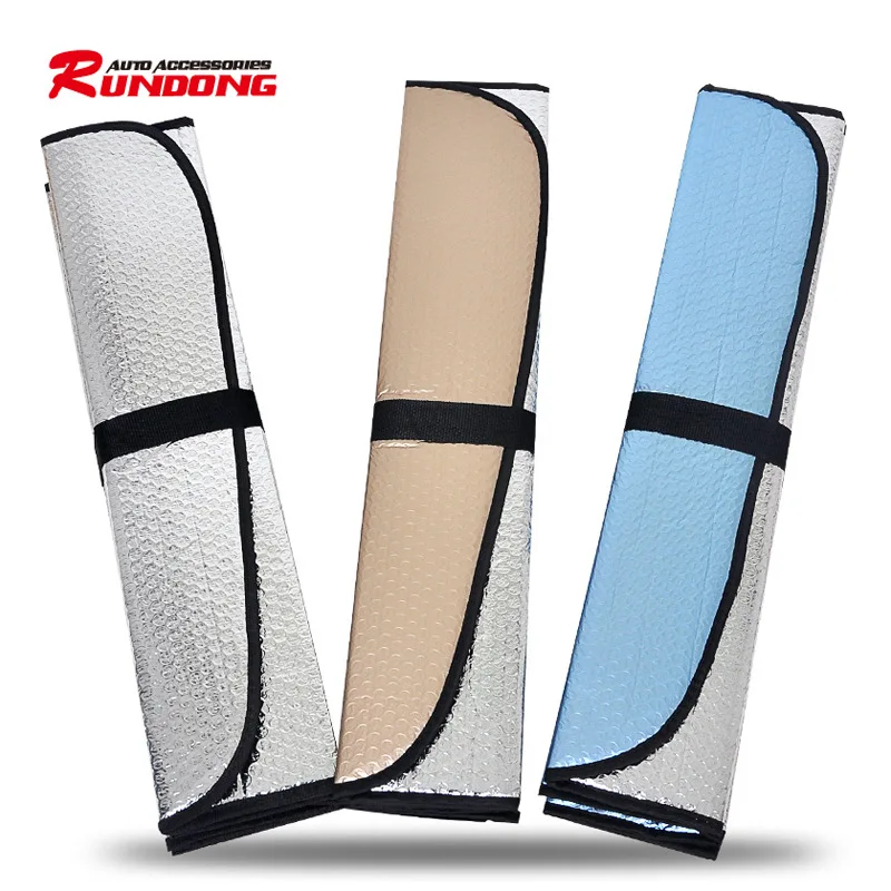 Летний автомобильный солнцезащитный козырек из алюминиевой фольги с