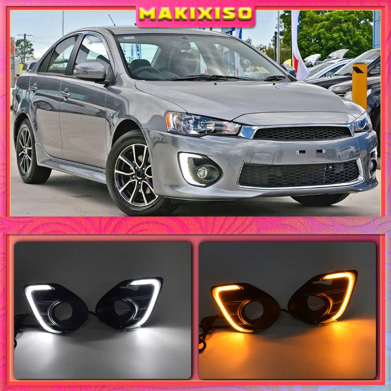 1 пара противотуманных фар для Mitsubishi Lancer 2016 2017 2018 2019 12 В светодиодные дневные