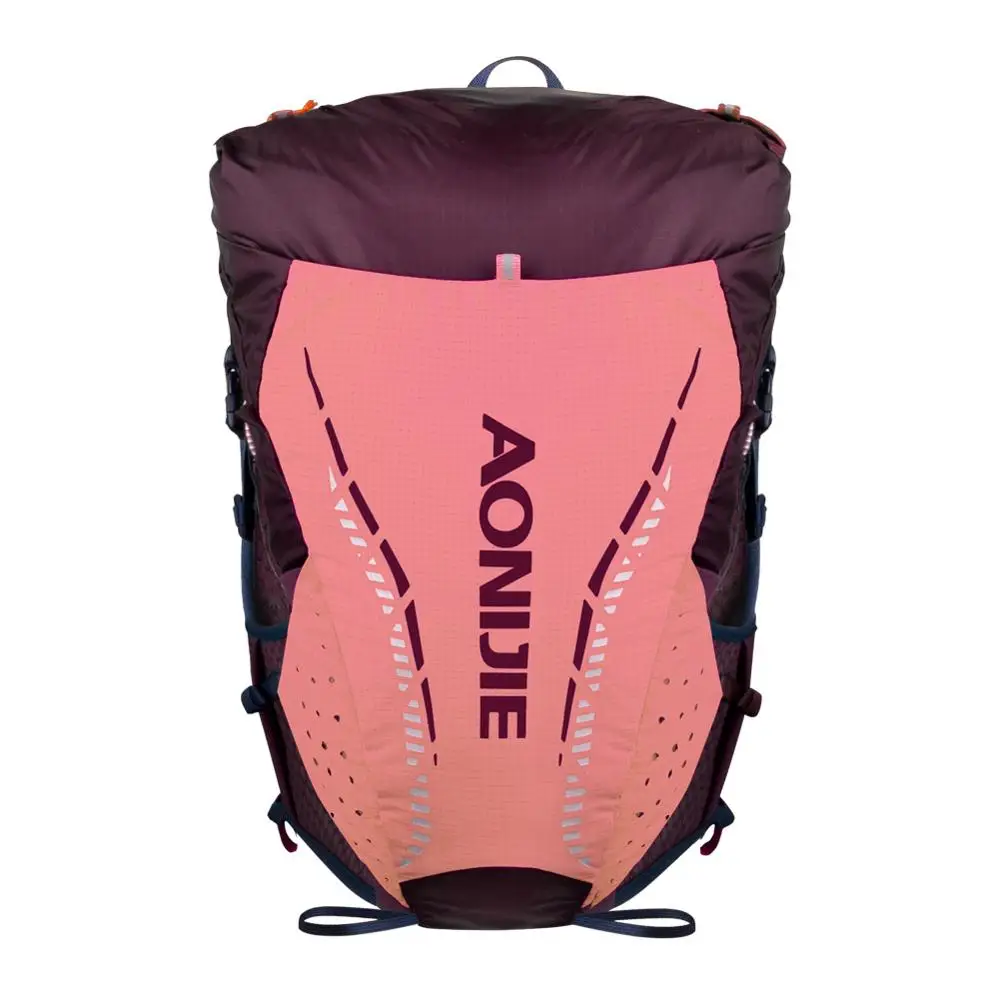 M/L Size AONIJIE C9104 Outdoor Ultra Vest 18L Hydration Backpack Pack Bag Soft Water Bladder Flask Marathon Race Trail Running