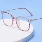 Новое поступление очки TR90 с полным ободком и металлической прозрачной оправой для мужчин и женщин с линзами с защитой от сисветильник оптические очки
