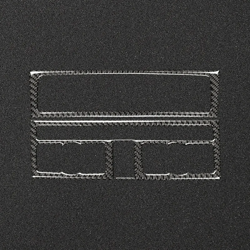 

Carbon Fiber Car Central Control CD Panel Stickers Decals Trim for Q7 2008-2015