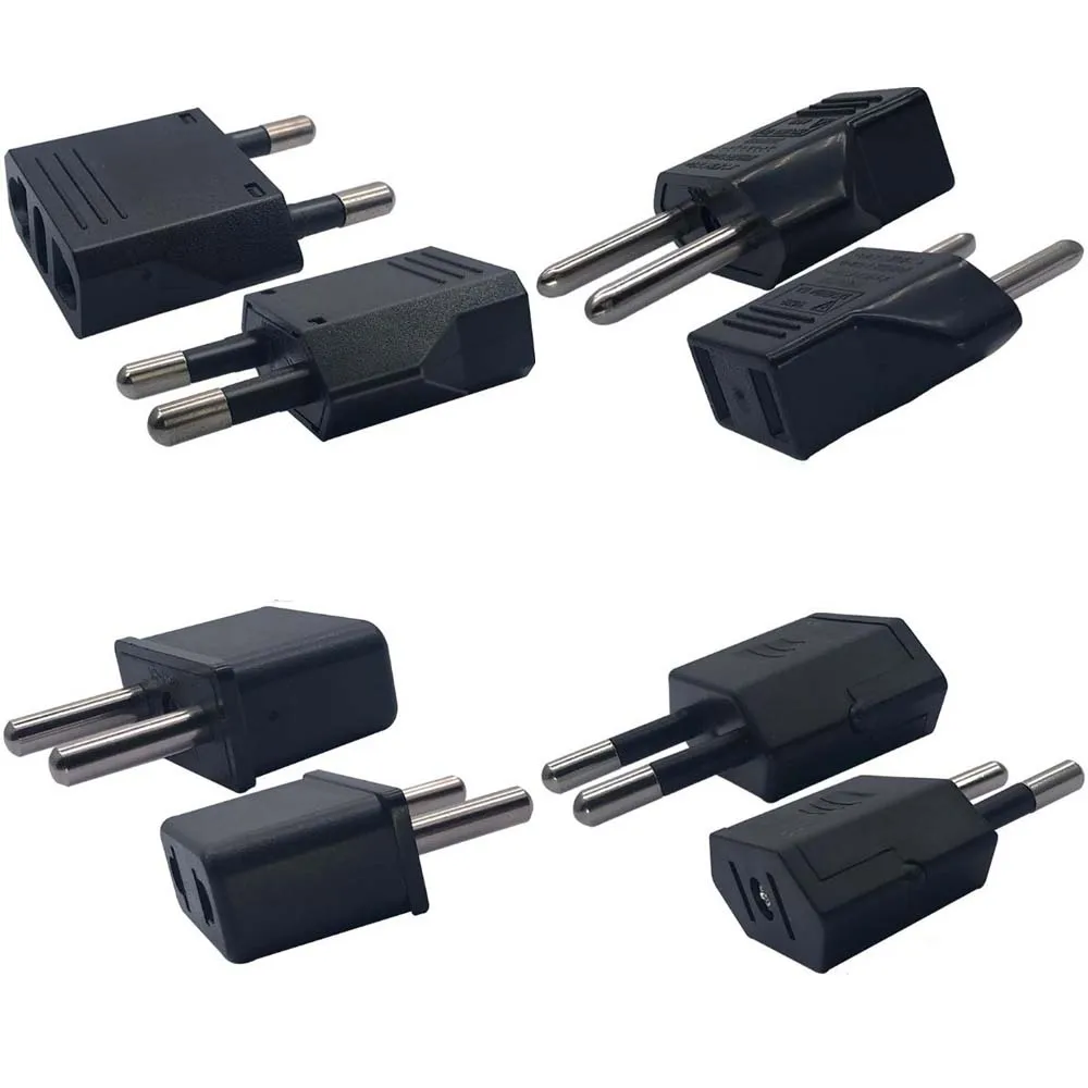 Черный белый 6A 125V/250V Мини Портативный ЕС Германия Франция Корея Швейцарский