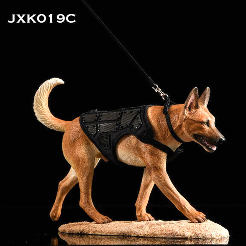 

1/6 Scale Collectible Pet Dog JXK019 1/6 Malinois Model Resin Animal Figure w/ Suit for 12 inches Action Figure Accessories