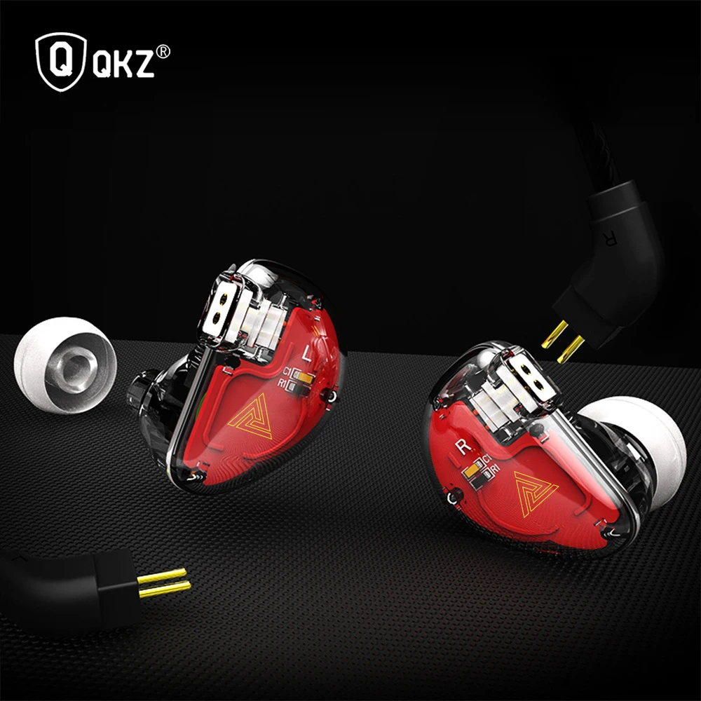 

Original QKZ VK5 Copper Driver HiFi Wired Earphone Sport Running Headphones Bass Stereo Headset Music Earbuds fone de ouvido