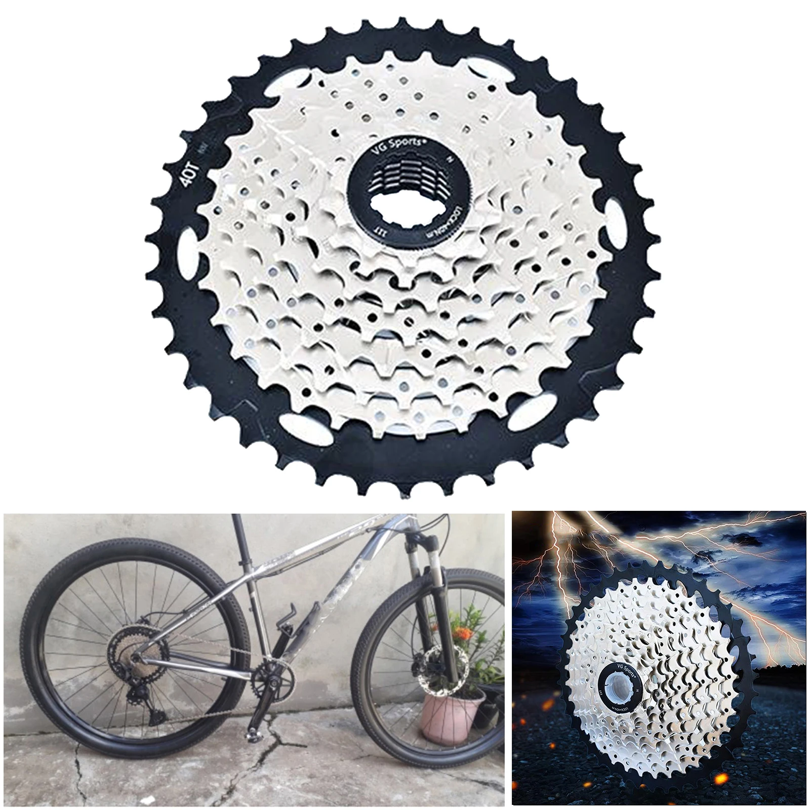 

Mountain Bike Cassette 8 9 10 Speed Freewheel Sprocket 11-25T/46T for Road