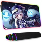 Коврик Genshin Impact Mat God of War светодиодный коврик для мыши Rgb аниме татуировки волшебный боевой Тигр игровой Longteng Dedales игровой светящийся коврик