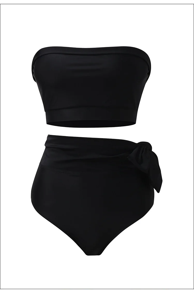 

Cross-Border Exclusive 2021 New European and American High Waist Body Swimsuit Hot Bikini Swimwear
