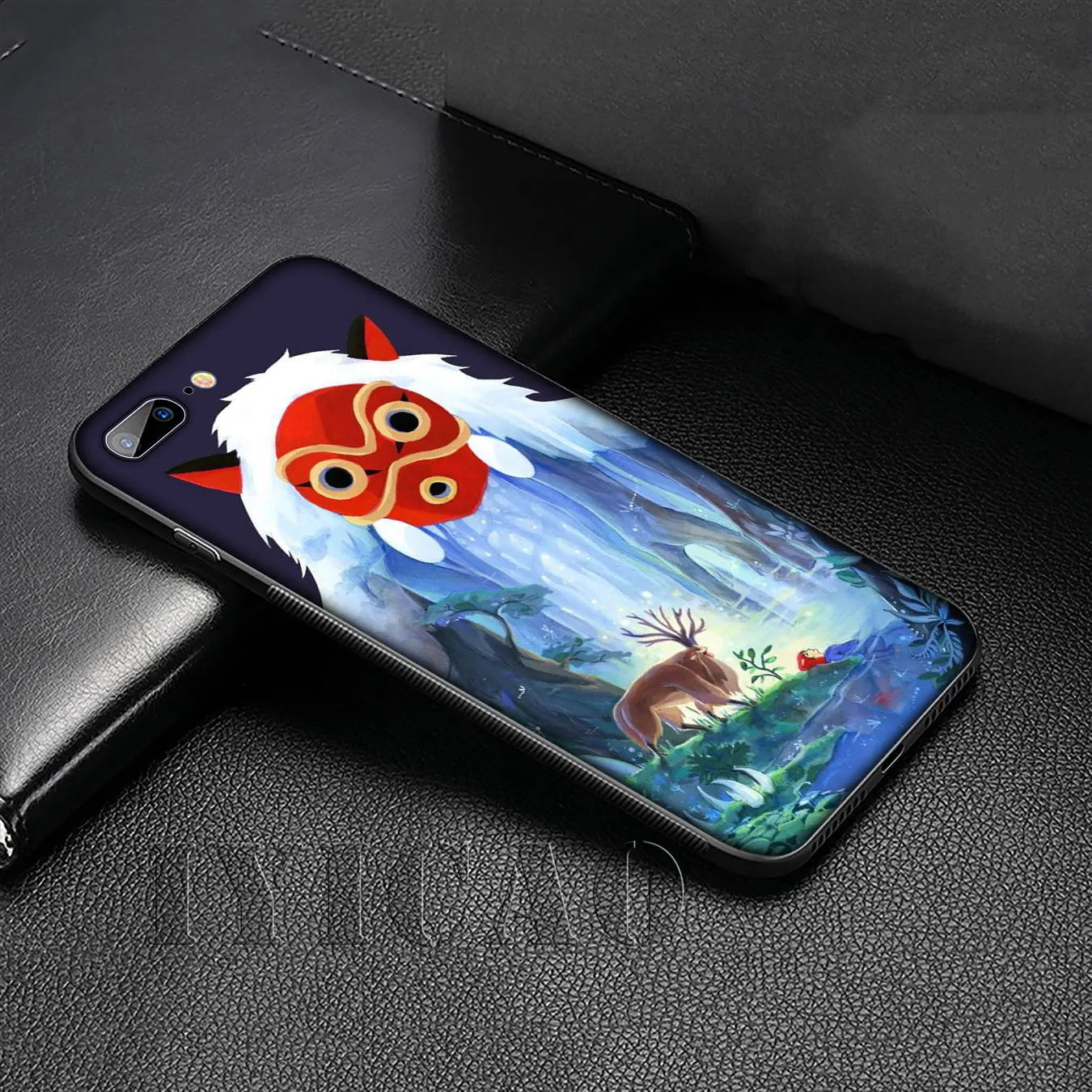 IYICAO Princess Mononoke Мягкий силиконовый чехол для iPhone 11 Pro XR X XS Max 6 6S 7 8 Plus 5 5S SE черный ТПУ