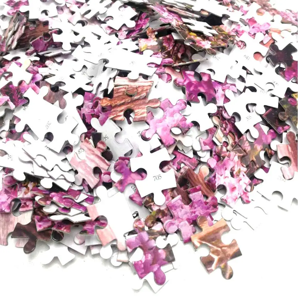 Деревянные пазлы 1000 шт. декоративные наклейки для детской спальни 75*50 см с сумкой