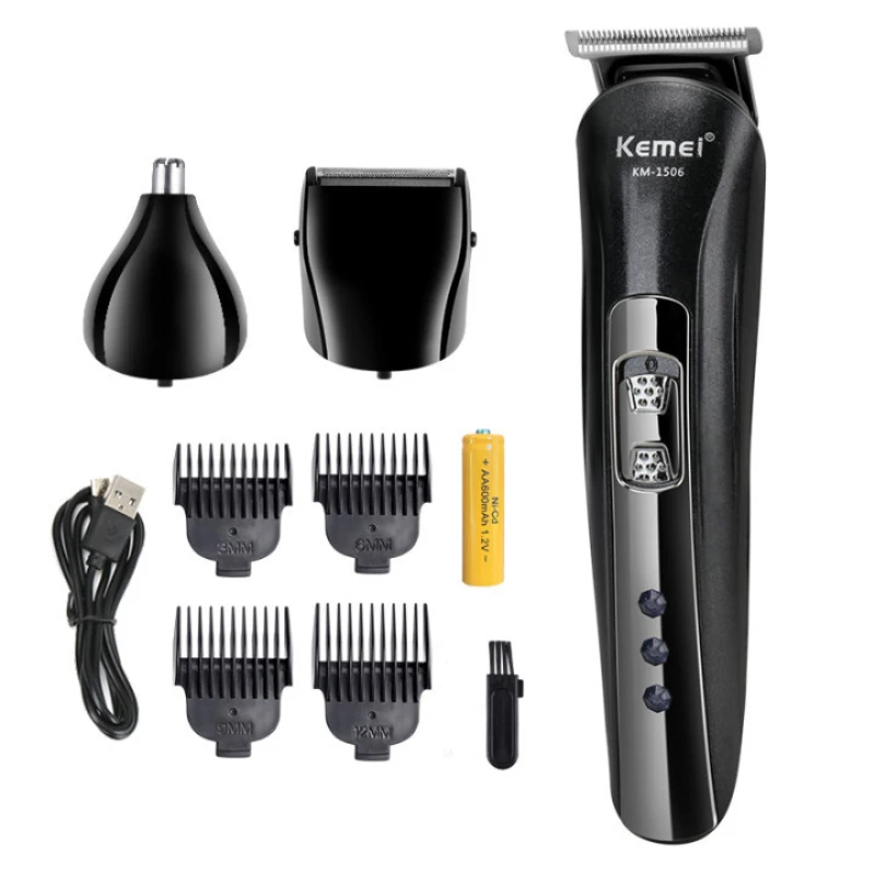 kemei 1506 Rechargeable Hair Clipper Electric Cordless Mini Trimmer Cutting Machine Beard Trimer For Men Barber | Бытовая техника