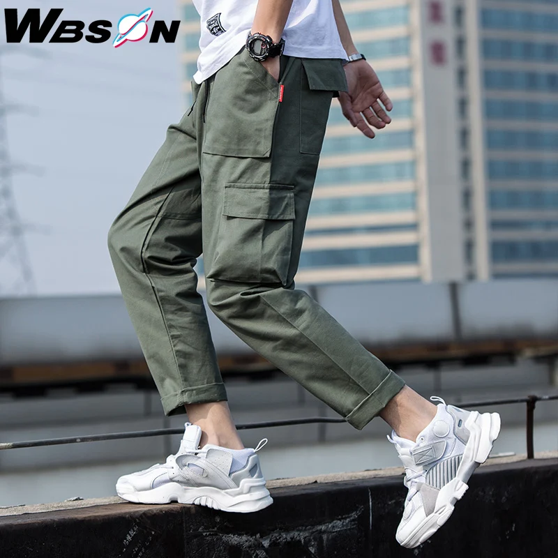 Мужские брюки карго Wbson уличные спортивные для бега в стиле хип хоп