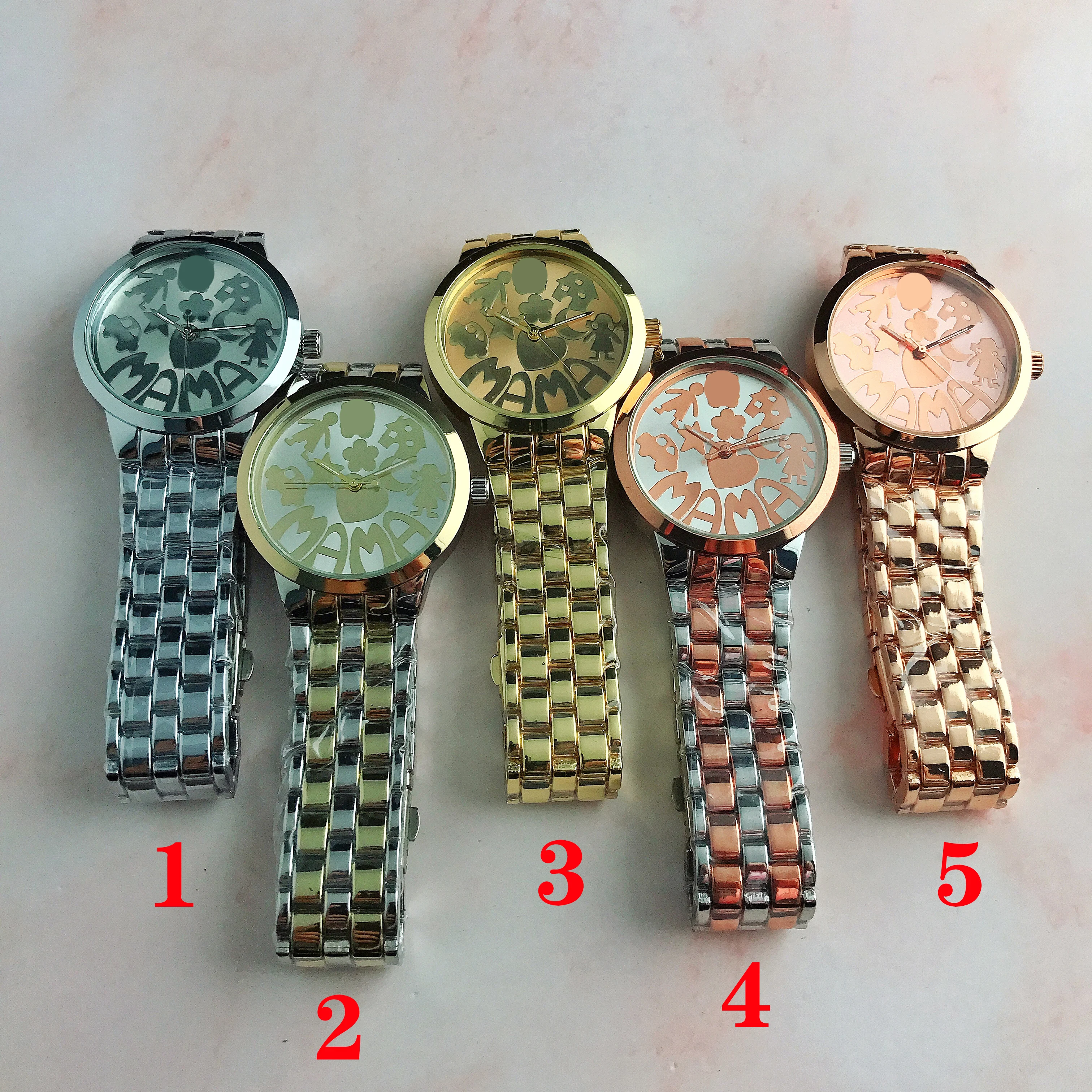 

Stainless Steel Men's and Women's Luxurious Atmosphere Spanish Bear Quartz Watch Fashion Jewelry Gift Exquisite, Free Shipping
