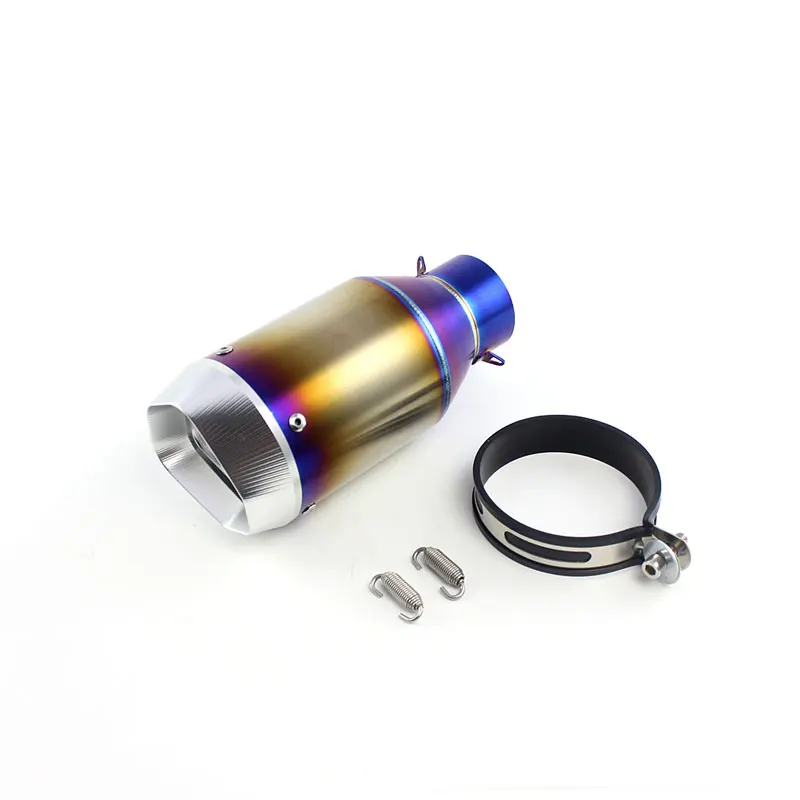 Akrapovic Мотоцикл выхлопная труба мото глушитель гоночная скутер 61 мм Универсальный